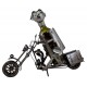 STOJAK METALOWY NA BUTELKĘ 0,75 L."MOTOCYKLISTA" W99