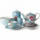 Filiżanka ze spodkiem Pip Studio Early Bird Blue 280ml