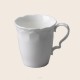 Kubek porcelanowy 280 ml RIVET biały Villa Italia VN106
