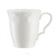 Kubek porcelanowy 280 ml RIVET biały Villa Italia VN106