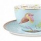 Filiżanka ze spodkiem Pip Studio Early Bird Blue 280ml