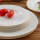 Talerz deserowy porcelanowy 20 cm BARI GOLD - komplet 6 szt ES712